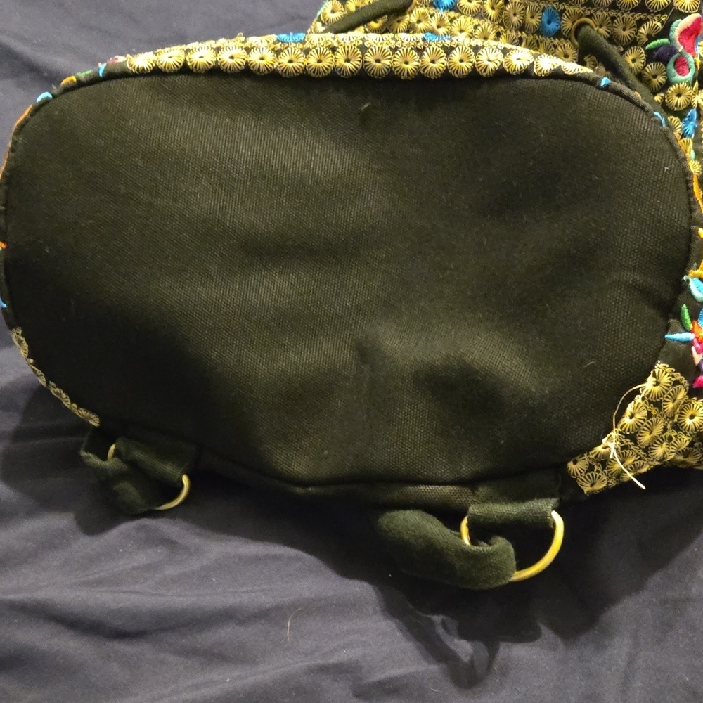 Embroidered Multicolor Backpack - Picture 7 of 7